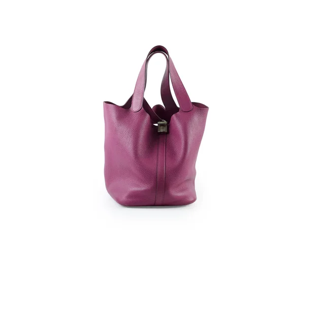 Hermès Picotin 26 Tosca - T Stamp in Clemence leather from The Purse Affair