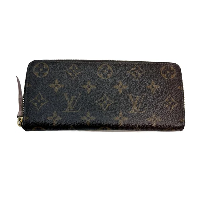 Louis Vuitton Portefeuille Clemence Monogram Rose Ballerine Wallet Canvas in Pink Clemence leather from The Reluxe