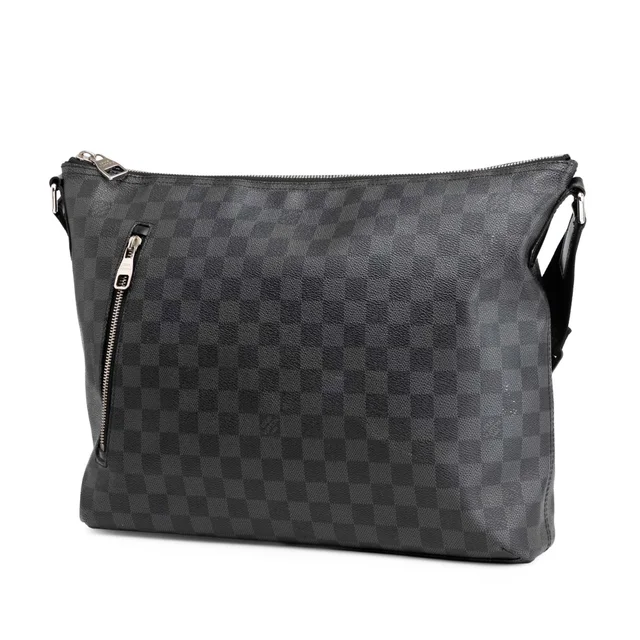 Black Louis Vuitton Damier Graphite Mick MM Crossbody Bag in Black Canvas from Designer Revival, photo 2 of 2