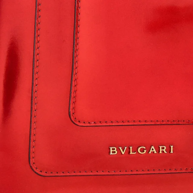 Bvlgari Small Serpenti Top Handle Bag Patent in red Patent leather from Poshmark, photo 7 of 7