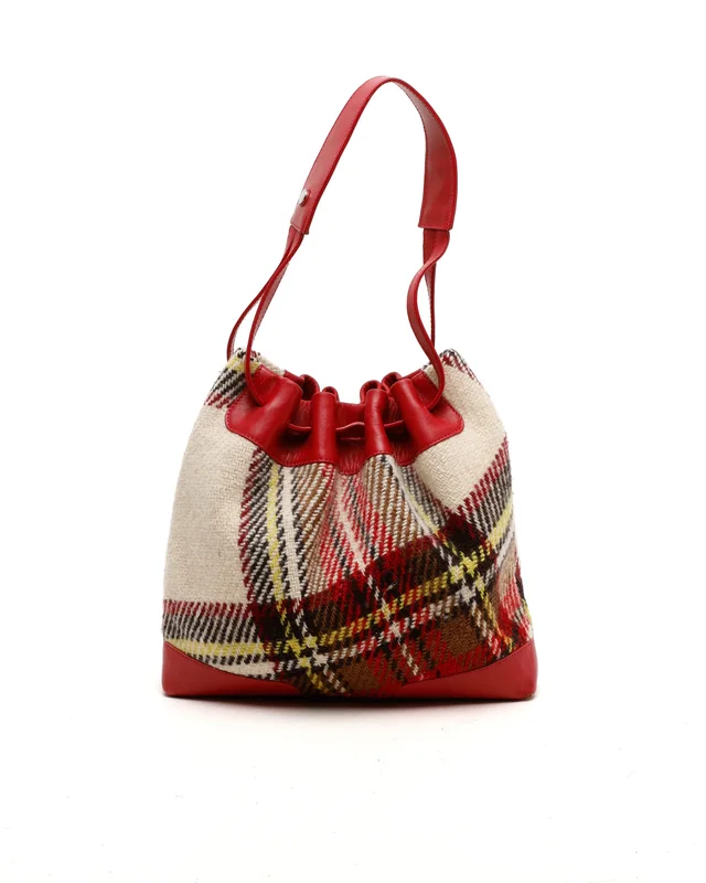 Burberry Nova Check Bucket Bag in Leather from A Retro Tale