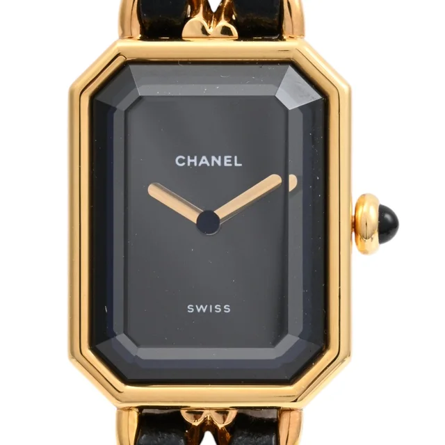 Chanel Première S H0001 Quartz Black/Gold in Black from VINTAGE QOO TOKYO, photo 2 of 9