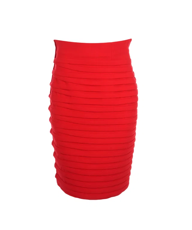 Versace red skirt in Red from Luxury Promise