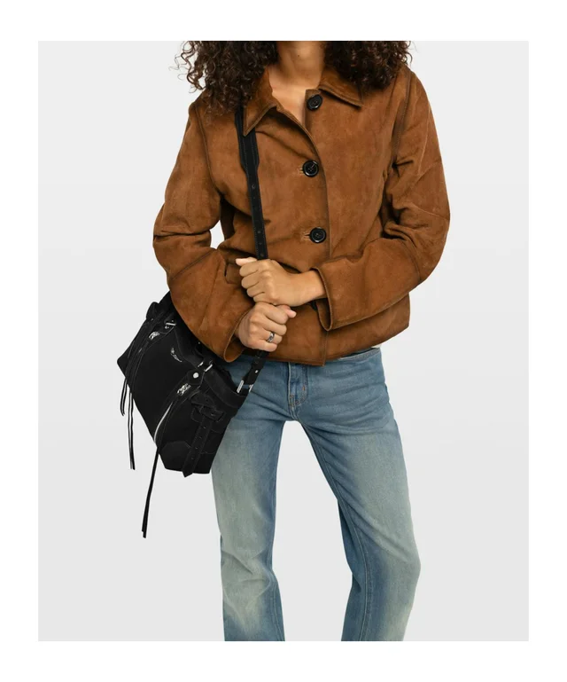 Zadig & Voltaire Lessa suede jacket, photo 2 of 6 from SENSER