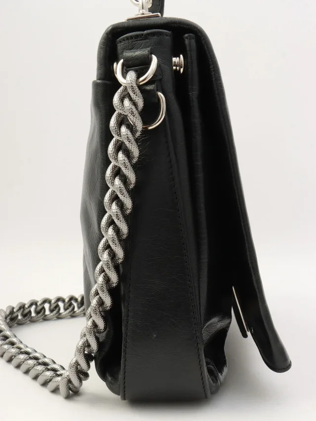 Celine Lizard emboss 2-way bag, black from VINTAGE QOO TOKYO, photo 3 of 14