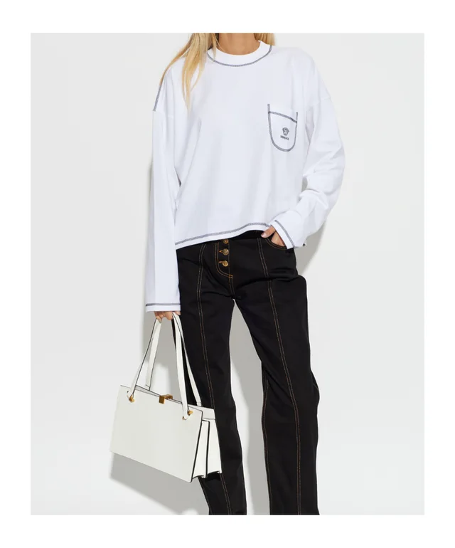 Versace Cotton long-sleeve top, photo 2 of 4 from SENSER
