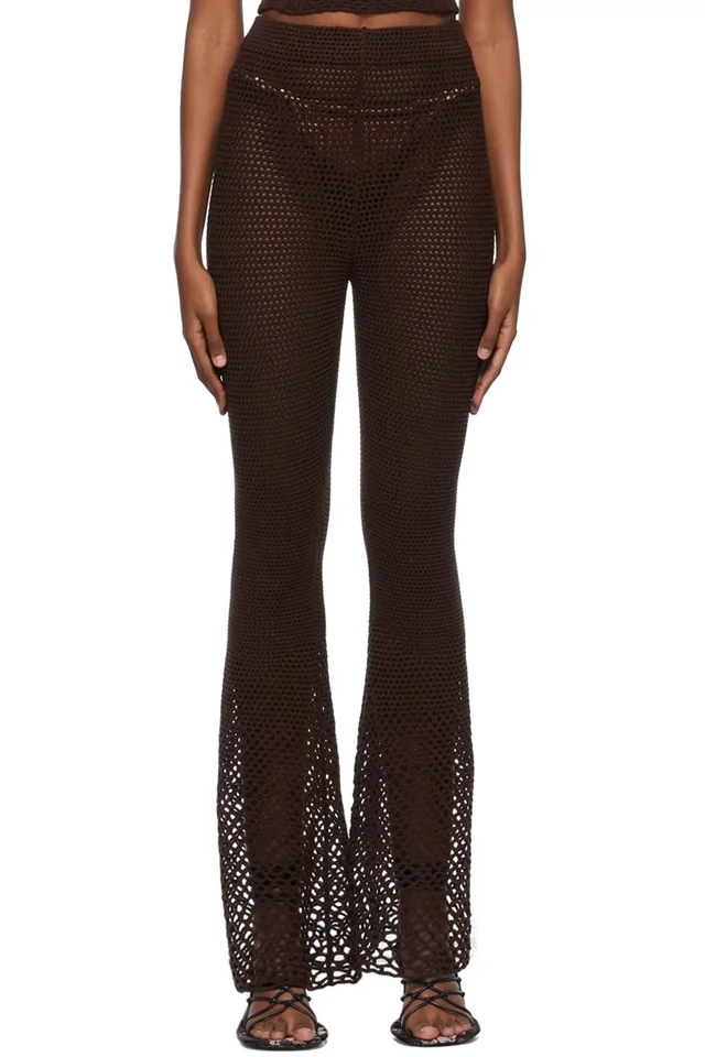 Brown Acrylic Lounge Pants, image 1 of 1 from SSENSE