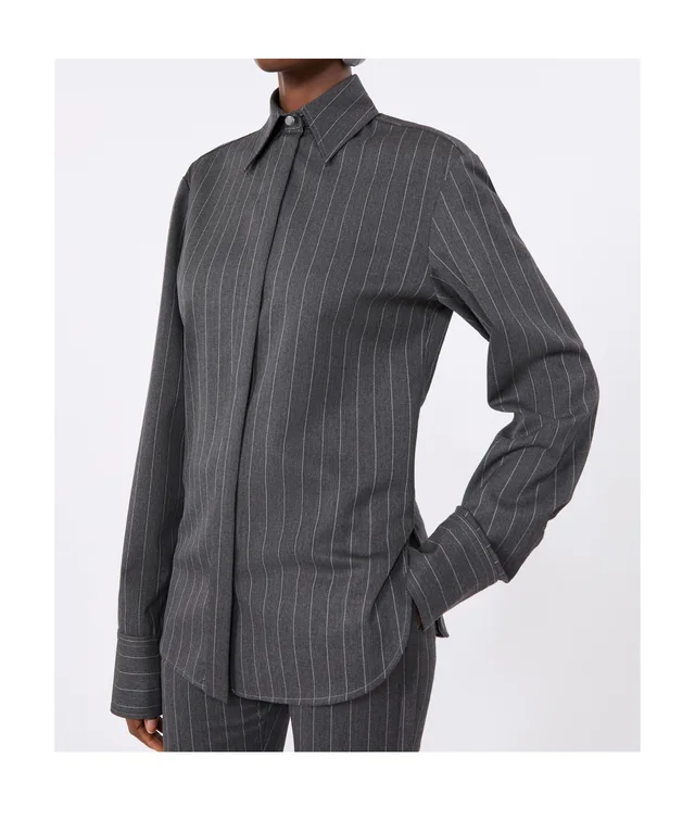 Sportmax Striped Button-Up Shirt, photo 3 of 6 from SENSER
