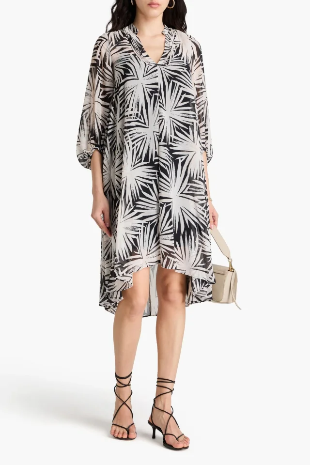 Diane von Furstenberg Ileana Printed Chiffon Midi Dress, photo 2 of 4 from THE OUTNET