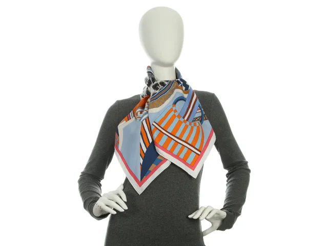 Hermès La Selle Imaginaire Dossard Scarf 90cm in Silk from Ann's Fabulous Finds, photo 5 of 5