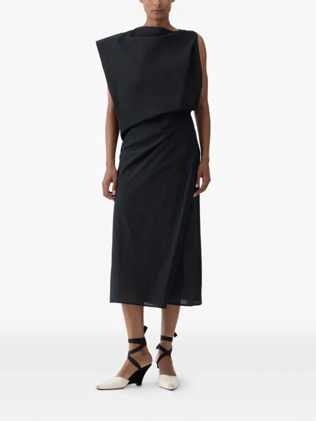 Jacquemus midi draped dress, photo 2 of 2 from FARFETCH