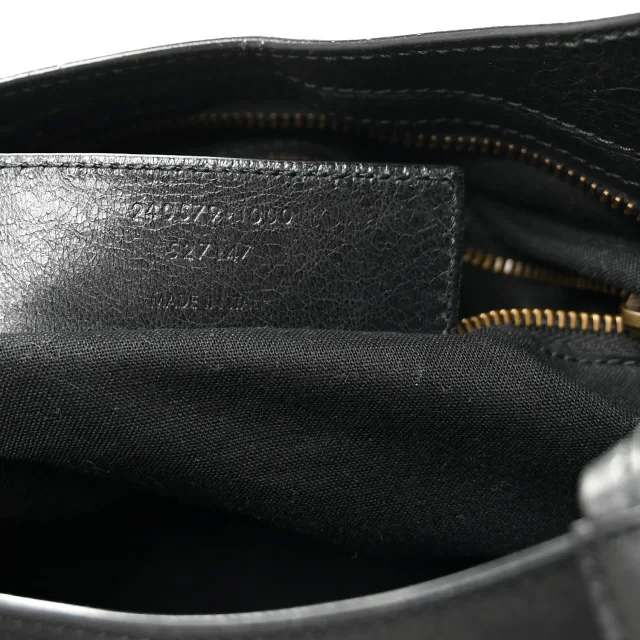 Balenciaga Agneau Classic Hardware Town Black in Black Lambskin from FASHIONPHILE, photo 7 of 10