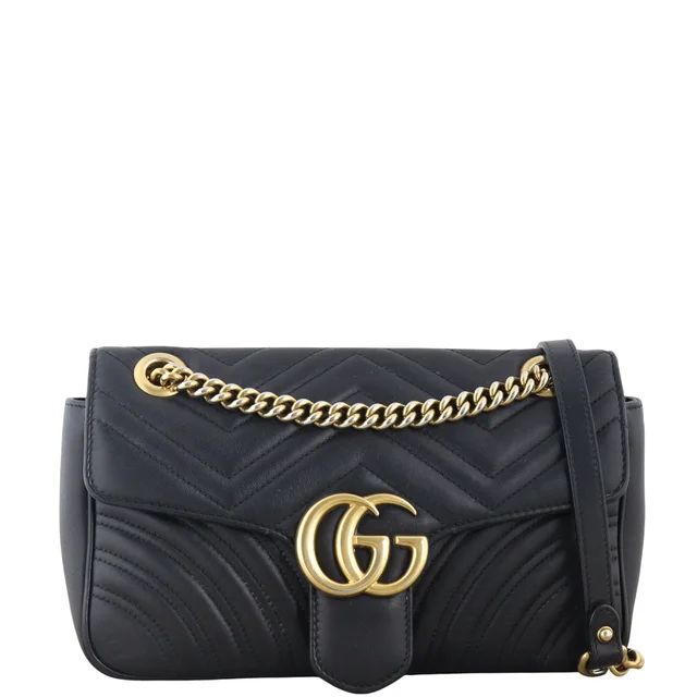 Gucci GG Marmont Matelasse Medium Shoulder Bag in Leather from Luxe.It.Fwd