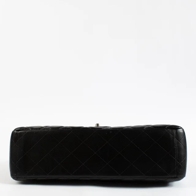 Chanel Black Maxi Lambskin Classic Single Flap Bag in Black Lambskin from Labellov, photo 2 of 2