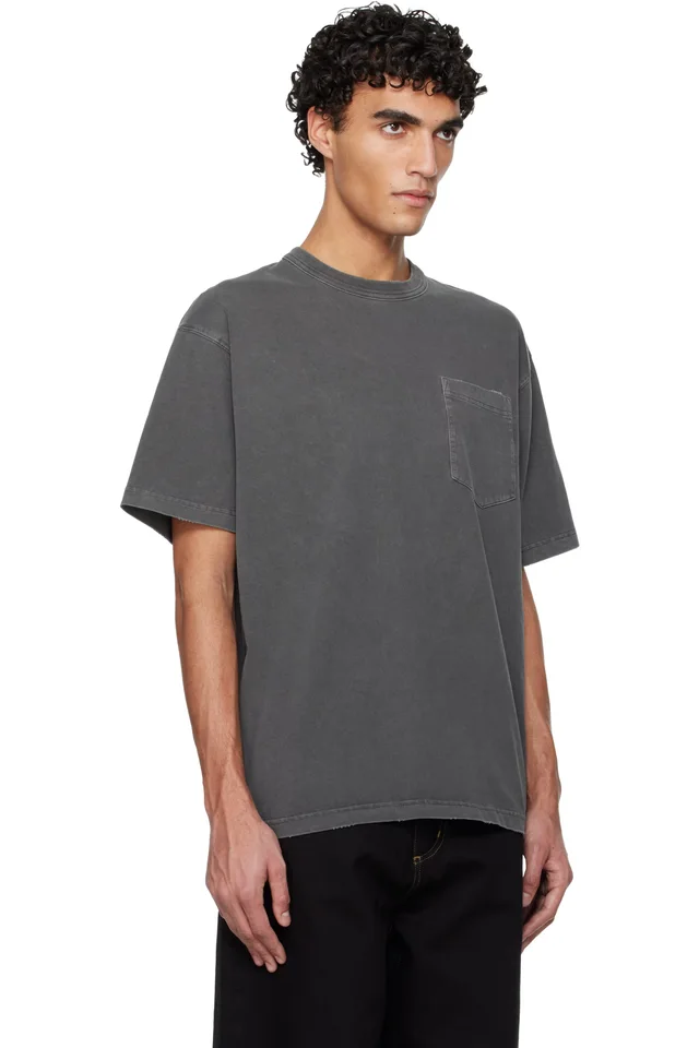 Carhartt Work In Progress Gray Torion Pocket T-Shirt, photo 2 of 4 from SSENSE