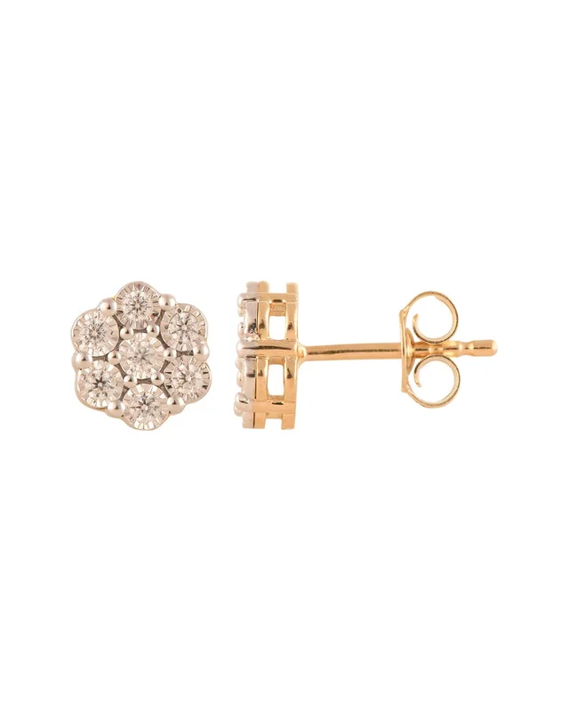 Lab Grown Diamonds Plated Silver 0.27 ct. tw. Lab-Grown Diamond Studs, image 1 of 1 from Rue La La