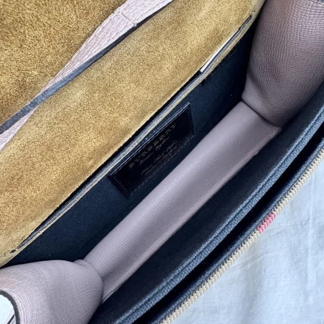 Burberry Small Macken Crossbody Bag in Canvas, derby leather, Metal from Reowned, photo 10 of 10