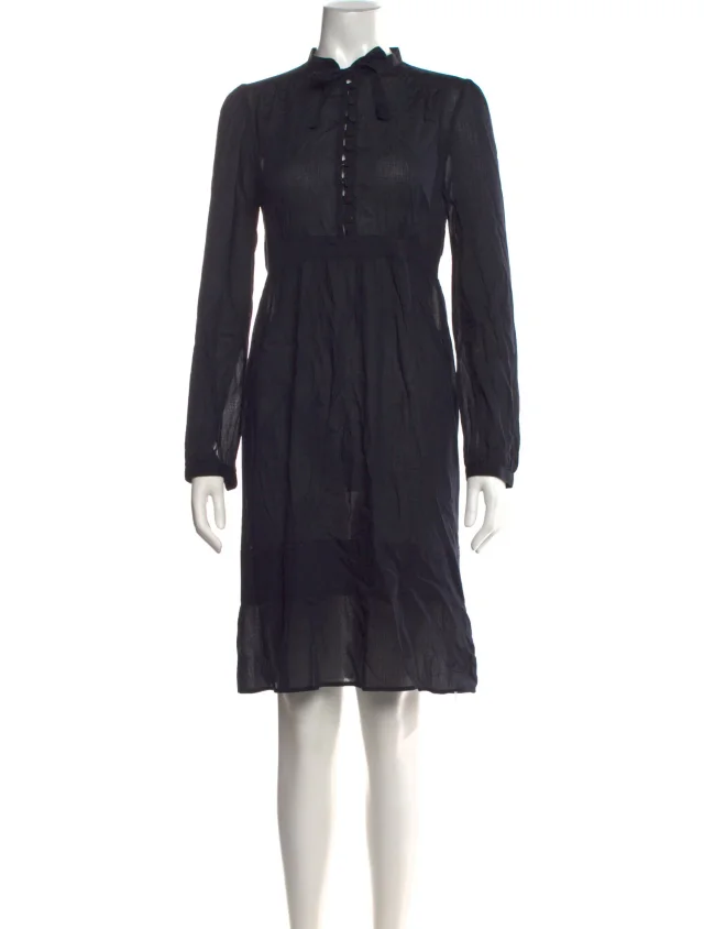 Mulberry Knee-Length Dress in blue from The RealReal