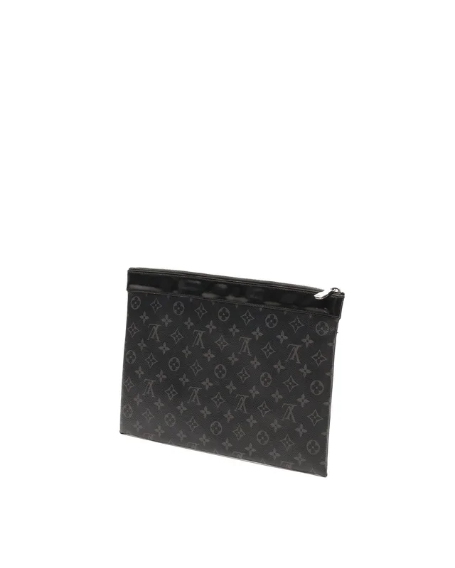 Louis Vuitton Monogram Eclipse Apollo Clutch Bag in Canvas from A Retro Tale, photo 3 of 9