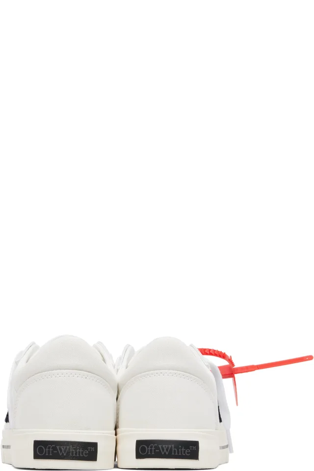 Off-White White Vulcanized Low Sneakers, photo 2 of 5 from SSENSE