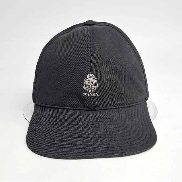 Prada Old Gaberdine Baseball Cap from GUGUS