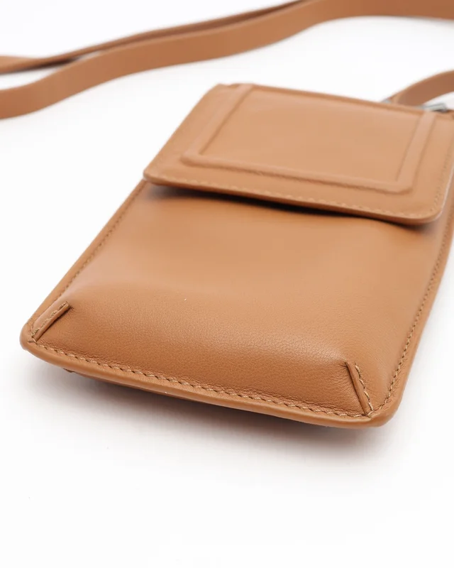Loro Piana Phone Holder in Leather from A Retro Tale, photo 3 of 6