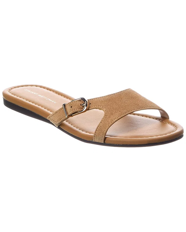 Stuart Weitzman Irene Suede Sandal, image 1 of 1 from Rue La La