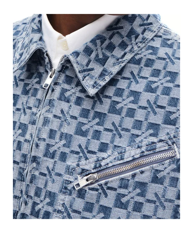 Kenzo 'Kenzogram' utility jacket in japanese denim, photo 6 of 7 from SENSER