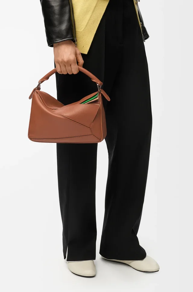 Loewe Puzzle leather tote bag, photo 3 of 8 from SENSER