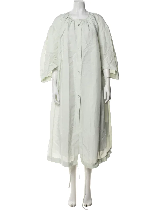 Jil Sander coats in green from The RealReal