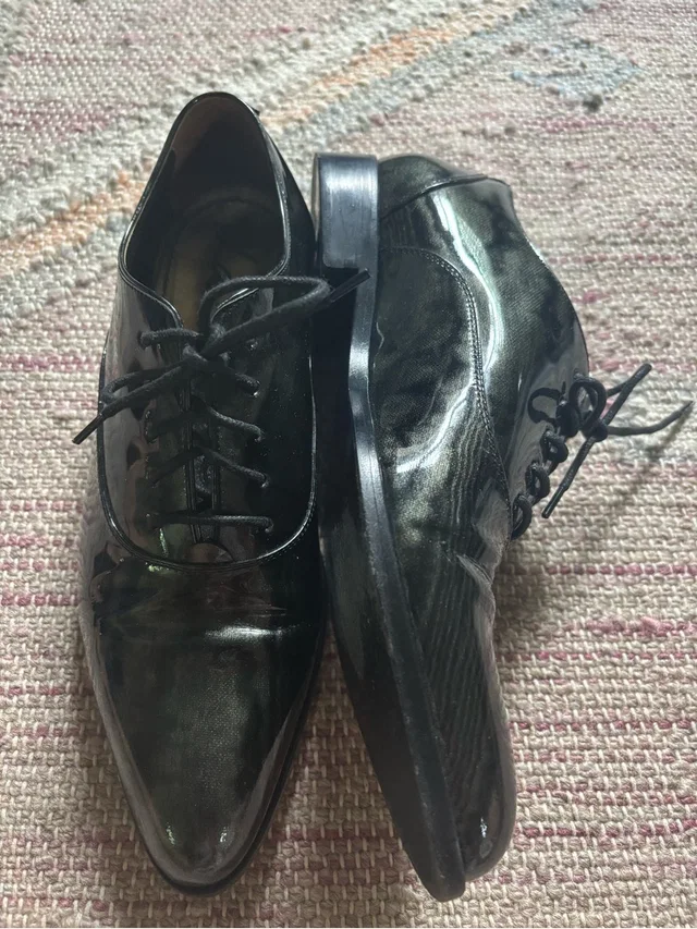 Lanvin Women’s Oxford Shoes in green Patent leather from Poshmark