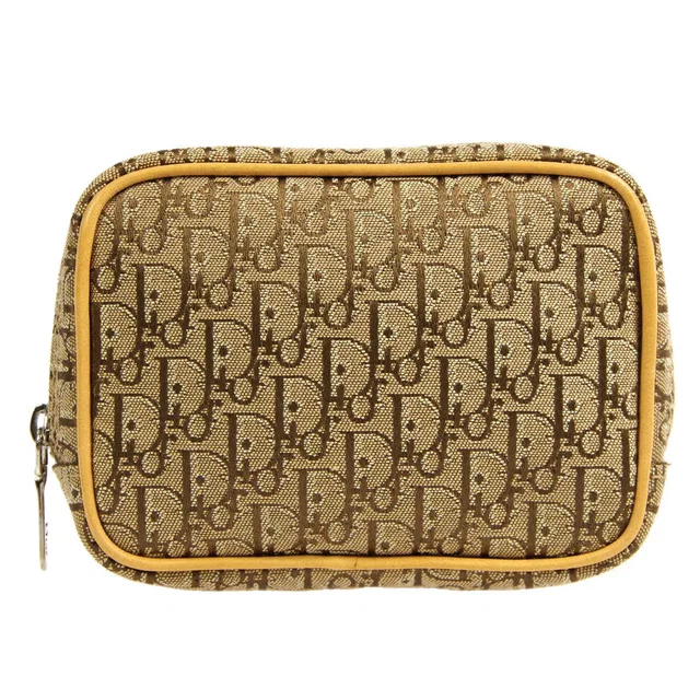 Dior 2003 Trotter Mini Multi Pouch Bag Beige in Beige Canvas from AMORE Vintage Tokyo