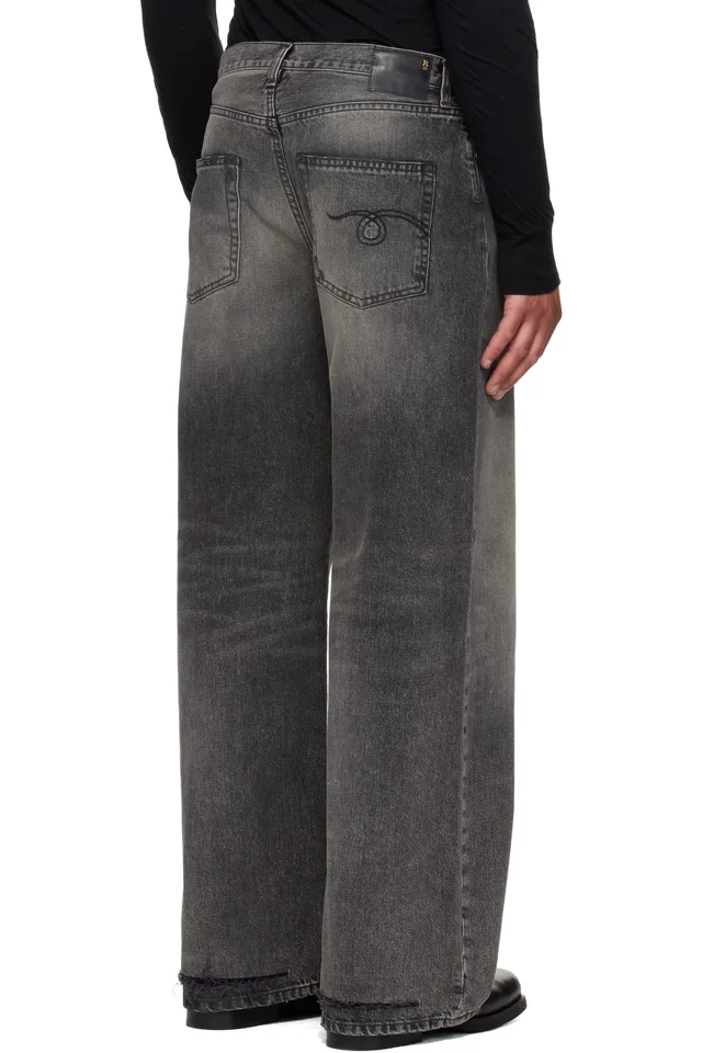 R13 Gray D'Arcy Loose Jeans, photo 3 of 4 from SSENSE