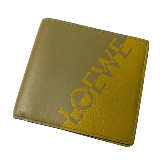 Loewe Signature Bifold Compact Wallet in Leather from The Reluxe