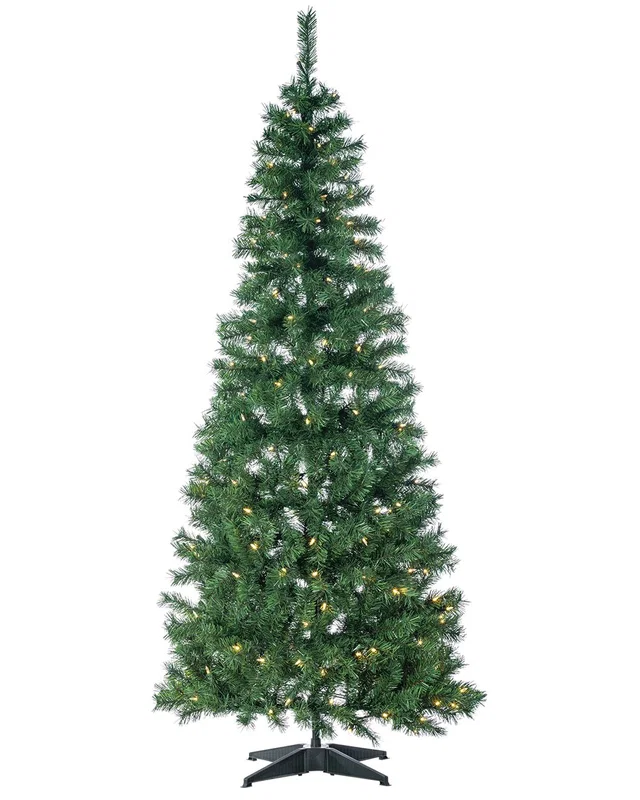 Sterling Tree Company 6ft High Pop Up Pre-Lit Green Pvc Fir Tree With Warm White Lights, image 1 of 1 from Rue La La