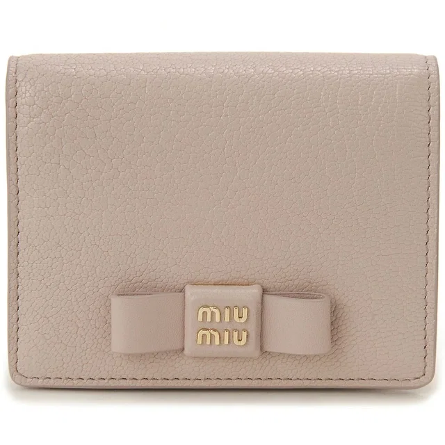 Miu Miu On The Coin Wallet Purse Area Miu Bi Fold Wallet Pink Madras in pink from Poshmark