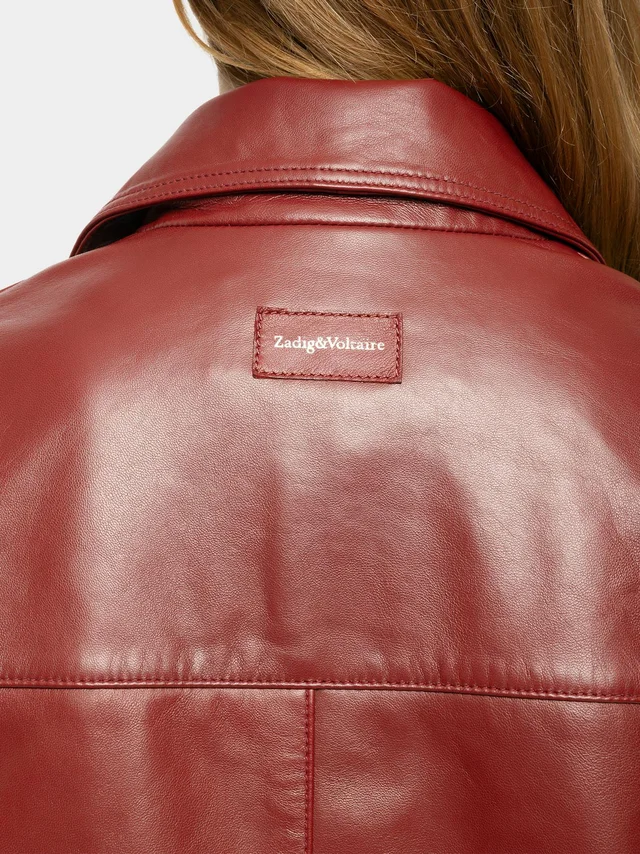 Zadig & Voltaire Long-sleeve leather jacket, photo 5 of 5 from SENSER