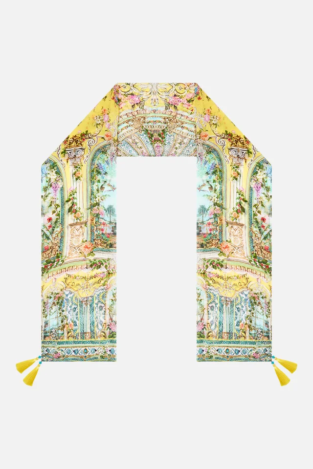 Camilla eBoutique LONG SILK CRINKLE CHIFFON SCARF TALES OF TOPKAPI PALACE from CAMILLA, photo 1 of 1