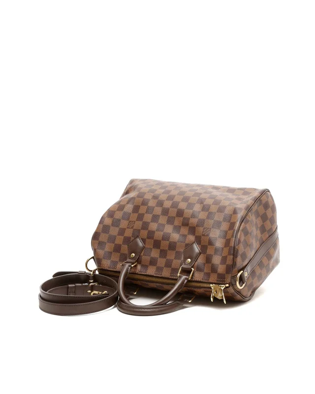 Louis Vuitton Damier Ebene Speedy Bandoulière 30 Bag in Brown from A Retro Tale, photo 5 of 9