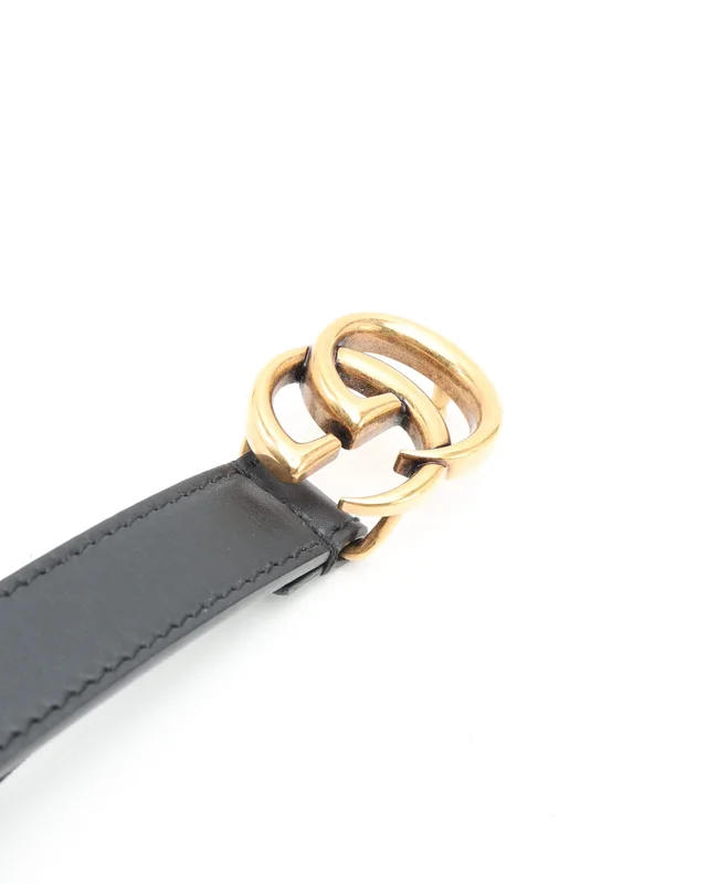 Gucci GG Marmont Belt, size 75 in Denim from A Retro Tale, photo 5 of 7