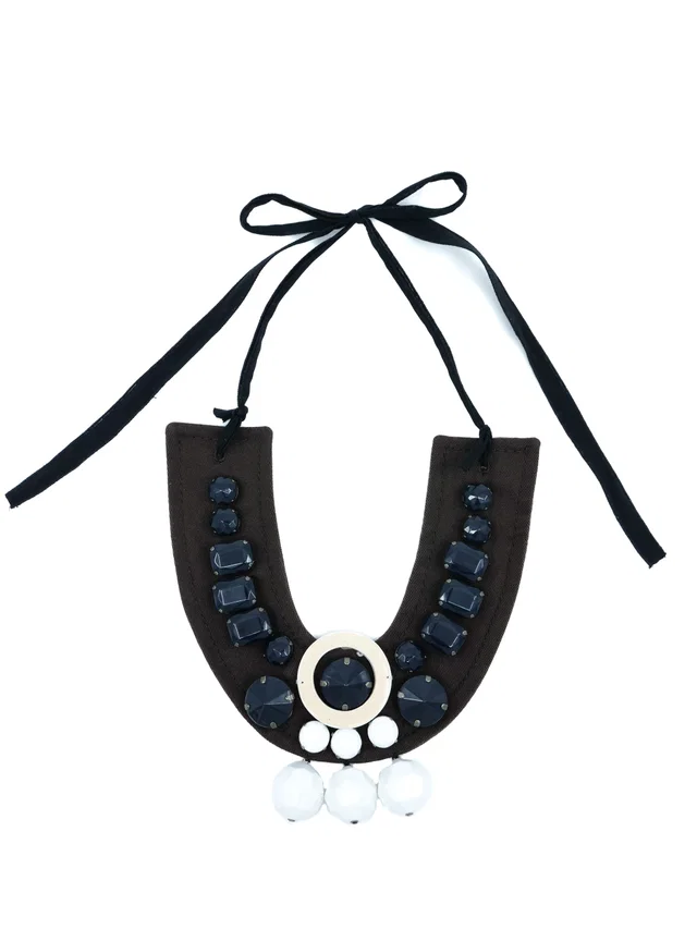 2003 Prada Beaded Bib Necklace from Arcade Vintage