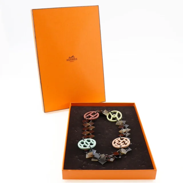 Hermès Diva Necklace Buffalo Horn in Multicolor Others from LuxUness, photo 7 of 7