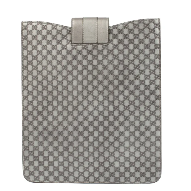 Gucci Microguccissima iPad Case in Silver Leather from Labellov, photo 2 of 3
