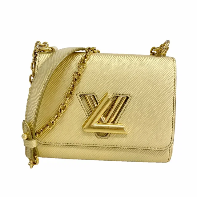 Louis Vuitton Shoulder Bag Epi Twist PM Gold in Gold from The Reluxe