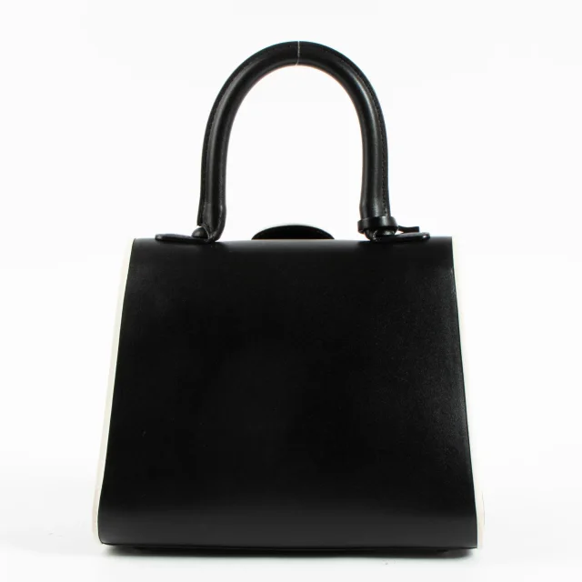 Delvaux Black Illusion Brillant Mini Bag in Black Leather from Labellov, photo 4 of 9