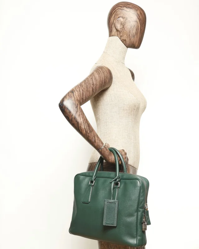 Prada Saffiano Business Bag in Saffiano leather from A Retro Tale, photo 13 of 13