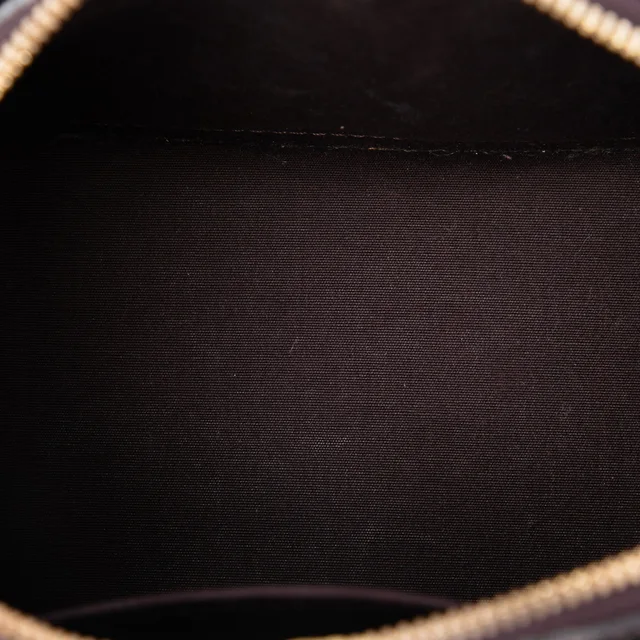 Purple Louis Vuitton Monogram Vernis Alma BB Satchel in Purple Leather from Designer Revival, photo 2 of 2