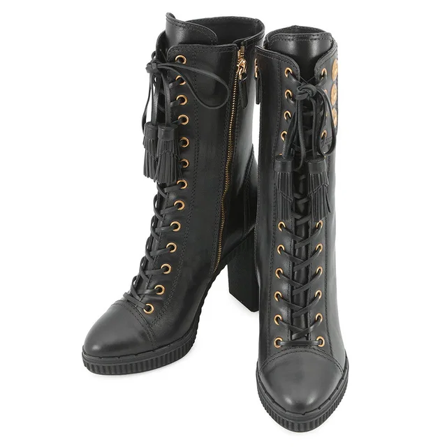 Tod's lace-up mid-boots BlackXXW64A0X020GOCB999 Leather Size 35 in Leather from GALLERY RARE