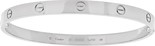 Cartier Love Bracelet in White White Gold from Gray And Sons