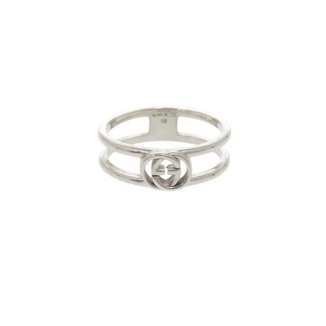 Gucci Interlocking G 925 Sterling Silver Ring in Silver from The Reluxe